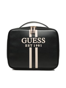 Guess Guess Τσαντάκι καλλυντικών Mildred (S) Travel TWS896 20450 Μαύρο