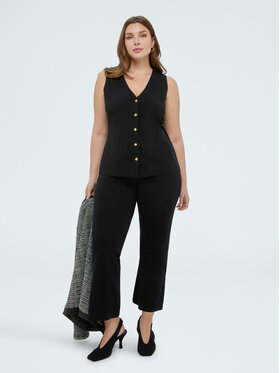 Fiorella Rubino Fiorella Rubino Gilet M089L008362N033 Nero Regular Fit