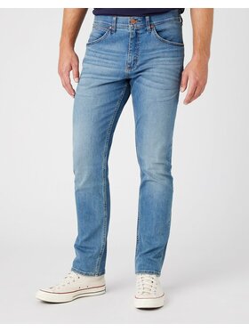 Wrangler Wrangler Jeansy GREENSBORO Niebieski Straight Fit