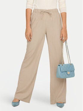 ONLY ONLY Riidest püksid Goa 15363676 Beež Straight Fit