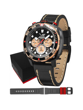 Vostok Europe Vostok Europe Zegarek VK67-650E721LB Czarny