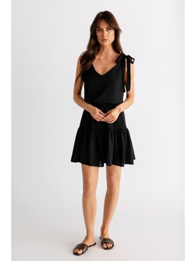 STONE SKIRTS STONE SKIRTS Sukienka letnia Alice Czarny Regular Fit