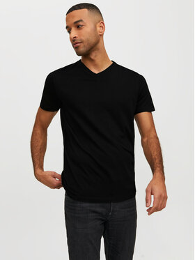 Jack&Jones Jack&Jones T-Shirt Basic 12156102 Czarny Standard Fit