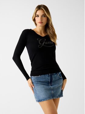 Guess Guess Sweter 180350 Czarny Classic Fit