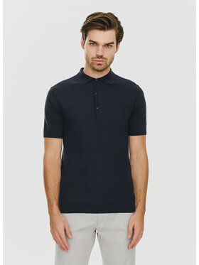 Pako Lorente Pako Lorente Polo P24SF-TX-002 Granatowy Classic Fit