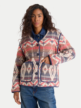 Mustang Mustang Prehodna jakna Roxbury 1016747 Pisana Relaxed Fit
