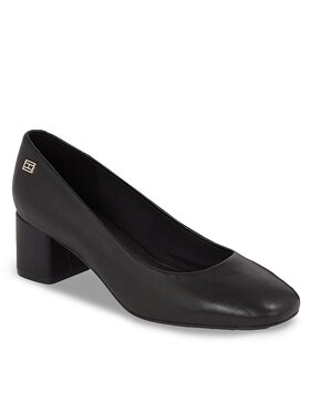 Tommy Hilfiger Tommy Hilfiger Pantofi Essential Midheel Blocky Pump FW0FW07619 Negru