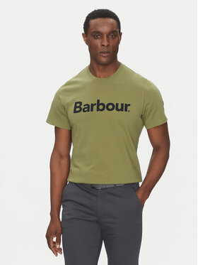 Barbour Barbour T-krekls Logo MTS0531OL39 Zaļš Tailored Fit