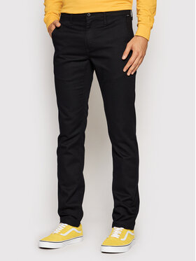 Vans Vans Chinosy Authentic VN0A5FJ7 Czarny Slim Fit
