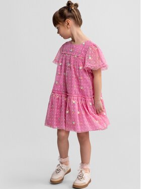 minoti minoti Sukienka elegancka 30DRESS119 Różowy Regular Fit
