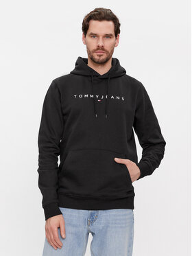 Tommy Jeans Tommy Jeans Bluza Linear Logo DM0DM17985 Czarny Regular Fit