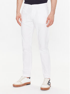 Guess Guess Παντελόνι υφασμάτινο Myron M3GB26 WFBW3 Λευκό Slim Fit