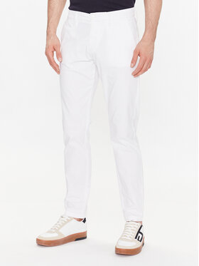 Guess Guess Spodnie materiałowe Myron M3GB26 WFBW3 Biały Slim Fit
