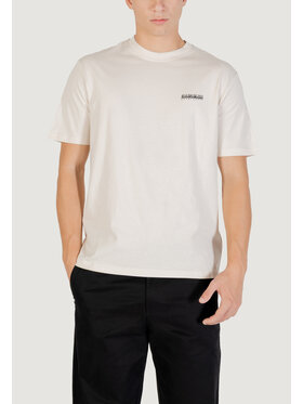 Napapijri Napapijri T-shirt S-SMALL BOX SS Beige Box Fit