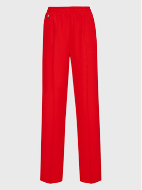 Kontatto Kontatto Pantaloni di tessuto NO1001 Rosso Regular Fit