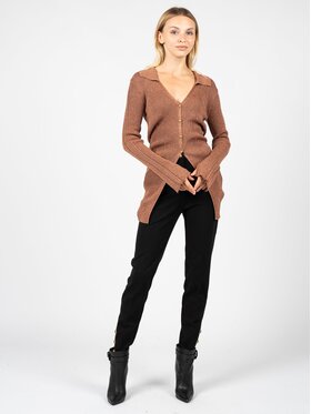 Pinko Pinko Sweter 100724 A0EV | Calibro Beżowy Slim Fit