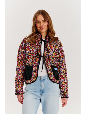NAOKO NAOKO Prechodná bunda Blossom Charm Čierna Regular Fit