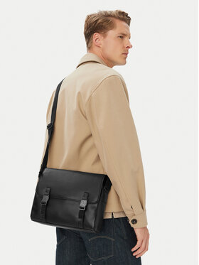 Calvin Klein Calvin Klein Somiņa Emblem Hw Flap Messenger LV04D3508G Melns
