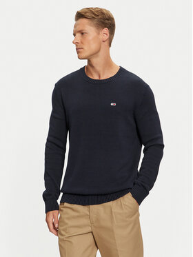 Tommy Jeans Tommy Jeans Megztinis Essential DM0DM18370 Tamsiai mėlyna Slim Fit