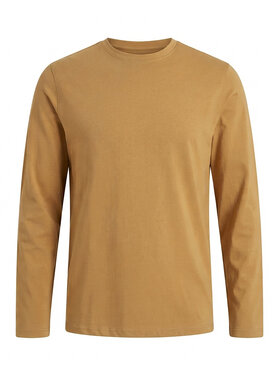Ombre Ombre Longsleeve L173 Żółty Regular Fit