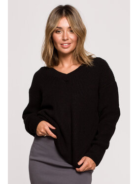 BeWear BeWear Sveter BK075 Čierna Comfortable Fit
