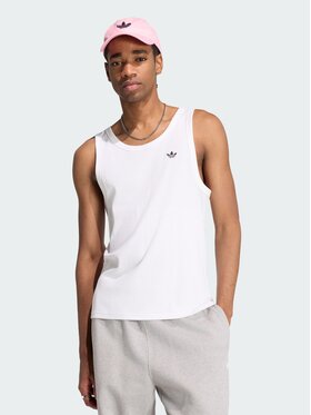 adidas adidas Tank top 164740 Biały Regular Fit