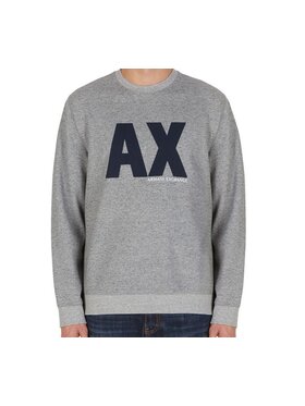 Armani Exchange Armani Exchange Mikina 6KZMFG ZJ5UZ 29AD Šedá Regular Fit