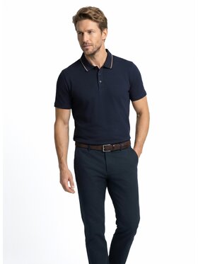 Pako Lorente Pako Lorente Polo P26WN-TX-008 Granatowy Regular Fit