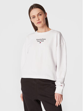 Tommy Jeans Tommy Jeans Суитшърт DW0DW14851 Бял Regular Fit