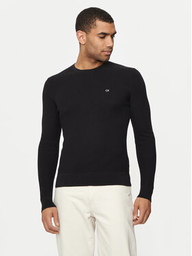 Calvin Klein Calvin Klein Megztinis K10K113031 Juoda Regular Fit