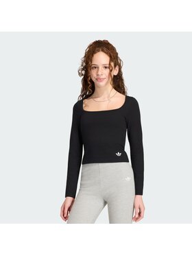 adidas adidas T-Shirt 168994 Czarny Fitted Fit