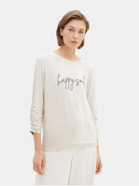 Tom Tailor Tom Tailor Blusa 1038170 Écru Regular Fit