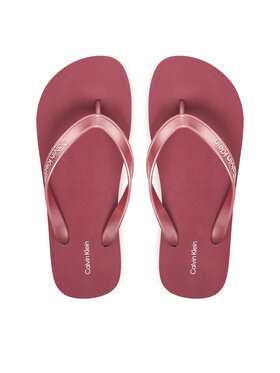 Calvin Klein Calvin Klein Japonki Flatform Flip Flop Met Tpu HW0HW03120 Różowy