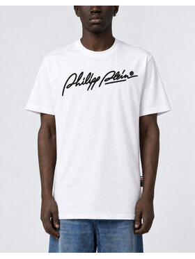 PHILIPP PLEIN PHILIPP PLEIN T-Shirt 31296 Biały Regular Fit