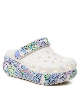Crocs Crocs Ciabatte Classic Cutie Butterfly Clog K 208298 Bianco
