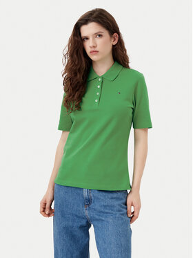 Tommy Hilfiger Tommy Hilfiger Poloshirt 1985 WW0WW43224 Grün Regular Fit
