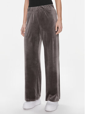 ONLY ONLY Spodnie dzianinowe Rebel 15311822 Szary Straight Fit