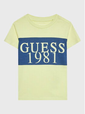 Guess Guess T-shirt N3GI02 K8HM0 Giallo Regular Fit