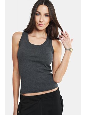 MANDRAGORA MANDRAGORA Top karo Szary Flexible Fit