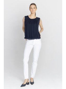 Deni Cler Milano Deni Cler Milano Bluzka W-DC-1034-F2-H9-58-1 Granatowy Regular Fit