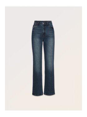 La Mania La Mania Jeansy PAMELA Granatowy Classic Fit