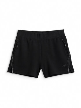 4F 4F Szorty sportowe COZY Czarny Slim Fit
