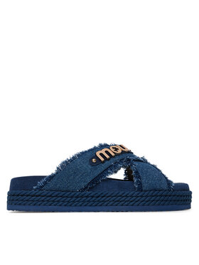 Mou Mou Ciabatte Criss-cross MU.SW451004K Blu