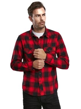 Brandit Brandit Koszula 4002.41.XXL Czerwony Regular Fit
