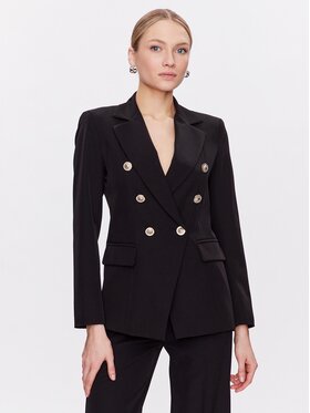 Maryley Maryley Μπλέιζερ 23EB139/M12 Μαύρο Regular Fit