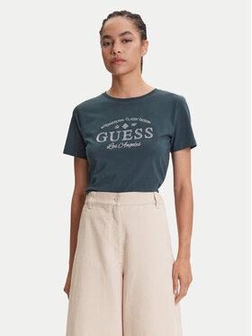 Guess Guess T-shirt V5YI13 J1314 Verde Regular Fit