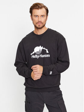 Helly Hansen Helly Hansen Džemperis Yu Crew Sweater 2.0 53891 Juoda Regular Fit