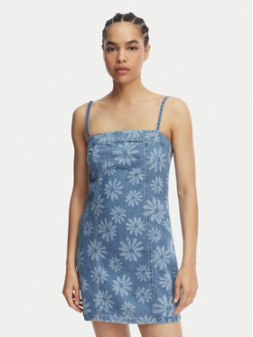 Roxy Roxy Джинсова сукня Dreamy Daze ERJDD03011 Голубий Regular Fit