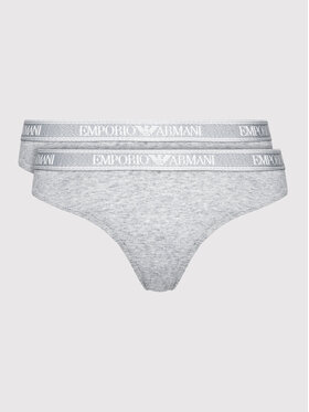 Emporio Armani Underwear Emporio Armani Underwear Komplet 2 par fig klasycznych 163334 1A227 00948 Szary