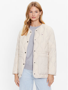 Tommy Jeans Tommy Jeans Pūkinė striukė DW0DW15837 Smėlio Regular Fit